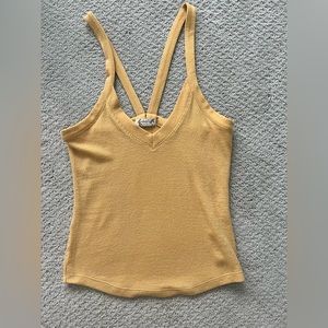 Free People Mustard Tank Top